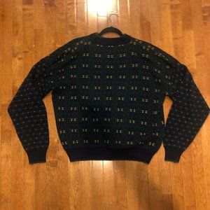 Green Grandpa Sweater